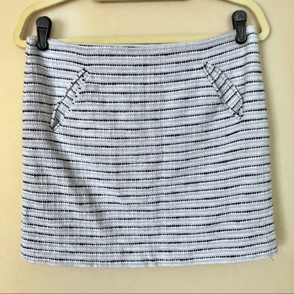 Ann Taylor LOFT Blue & Black Tweed Skirt, Size: 6 - Picture 1 of 6